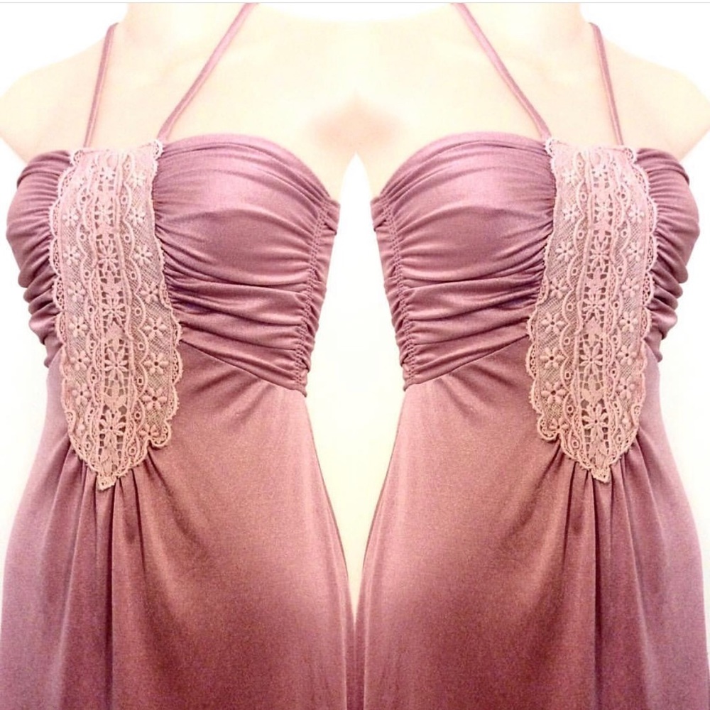 Disco Dancer VTG Dress in Mauve